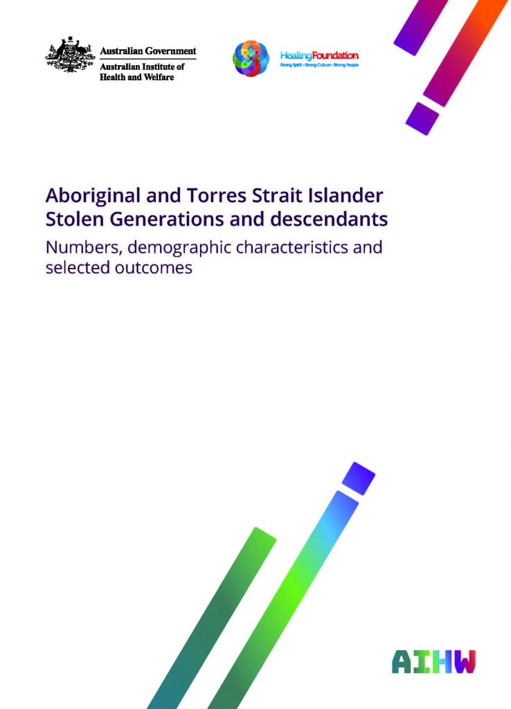 Aboriginal and Torres Strait Islander Stolen Generation and descendants: numbers, demographic characteristics and selected outcomes