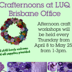 Crafternoons in the Brisbane office
